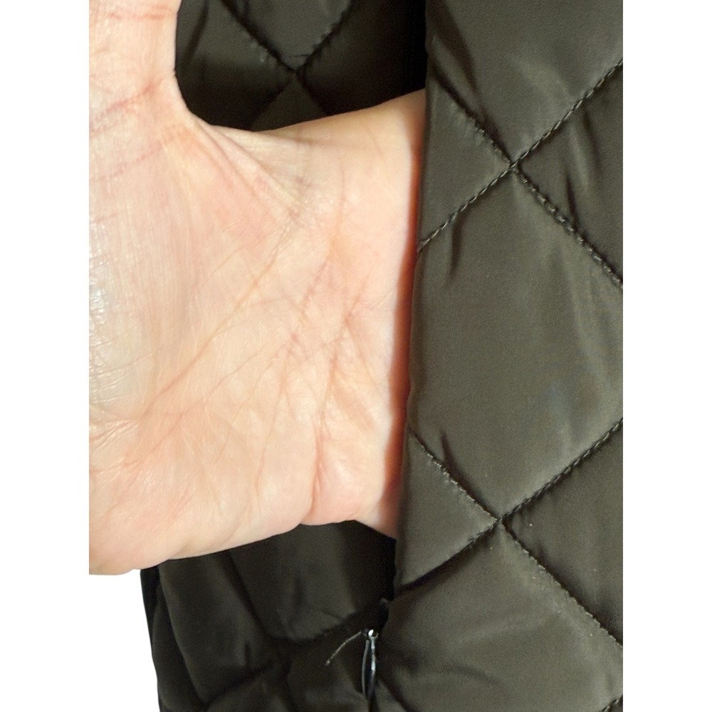 Andrew Marc XXL Vest Quilted Olive Green Full Zip Sleeveless Puffer Women‎ - Picture 4 of 9